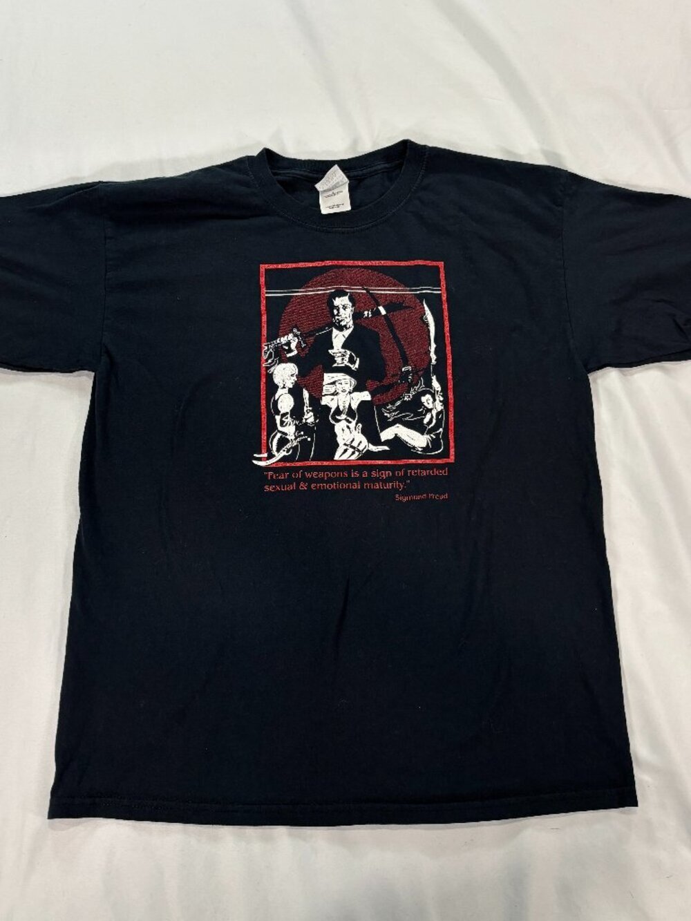 Freud T-Shirt Sigmund Freud Mens T-Shirt Large Lot G